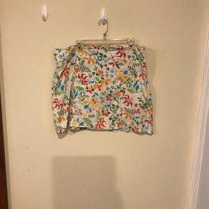 White Stag Floral Skort